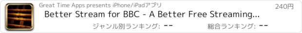 おすすめアプリ Better Stream for BBC - A Better Free Streaming Player