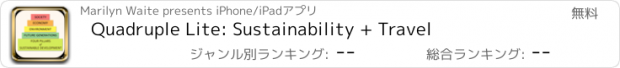 おすすめアプリ Quadruple Lite: Sustainability + Travel