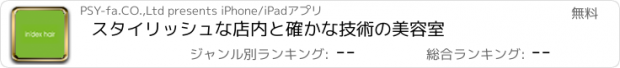 おすすめアプリ スタイリッシュな店内と確かな技術の美容室