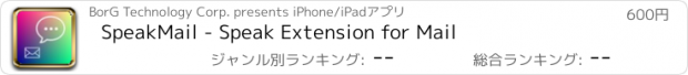 おすすめアプリ SpeakMail - Speak Extension for Mail