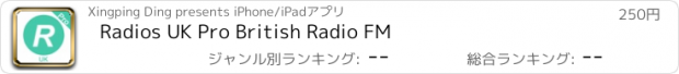 おすすめアプリ Radios UK Pro British Radio FM