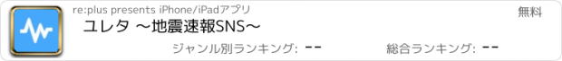 おすすめアプリ ユレタ 〜地震速報SNS〜