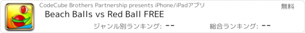 おすすめアプリ Beach Balls vs Red Ball FREE