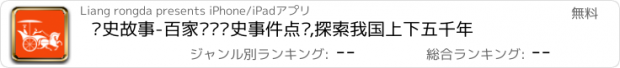 おすすめアプリ 历史故事-百家讲坛历史事件点评,探索我国上下五千年