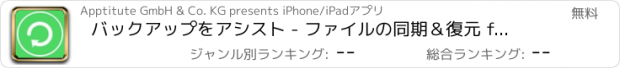 おすすめアプリ バックアップをアシスト - ファイルの同期＆復元 for iPhone, iCloud and iTunes