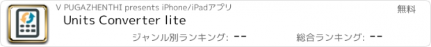 おすすめアプリ Units Converter lite