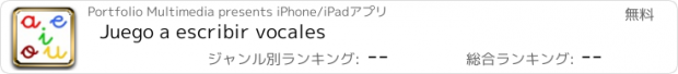 おすすめアプリ Juego a escribir vocales