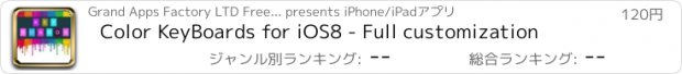 おすすめアプリ Color KeyBoards for iOS8 - Full customization