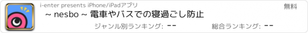 おすすめアプリ ~ nesbo ~ 電車やバスでの寝過ごし防止