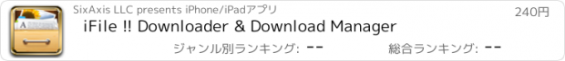 おすすめアプリ iFile !! Downloader & Download Manager