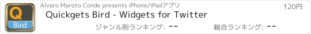 おすすめアプリ Quickgets Bird - Widgets for Twitter
