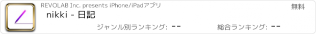 おすすめアプリ nikki - 日記