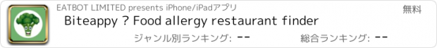 おすすめアプリ Biteappy – Food allergy restaurant finder