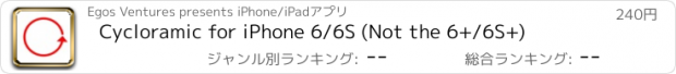 おすすめアプリ Cycloramic for iPhone 6/6S (Not the 6+/6S+)
