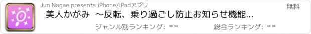 おすすめアプリ 美人かがみ  〜反転、乗り過ごし防止お知らせ機能付きで超便利なミラーアプリ！〜