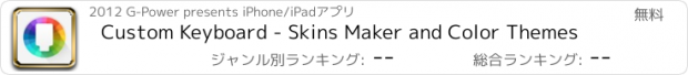 おすすめアプリ Custom Keyboard - Skins Maker and Color Themes