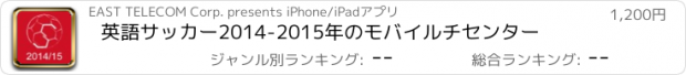 おすすめアプリ 英語サッカー2014-2015年のモバイルチセンター