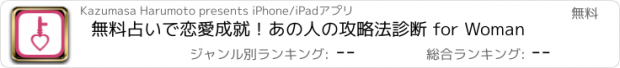 おすすめアプリ 無料占いで恋愛成就！あの人の攻略法診断 for Woman