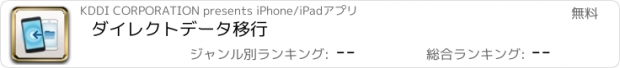 おすすめアプリ ダイレクトデータ移行