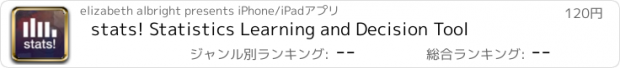 おすすめアプリ stats! Statistics Learning and Decision Tool