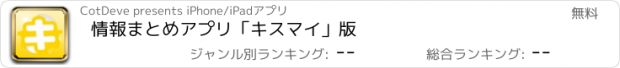 おすすめアプリ 情報まとめアプリ「キスマイ」版