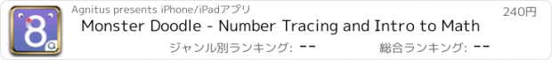 おすすめアプリ Monster Doodle - Number Tracing and Intro to Math