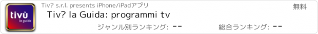 おすすめアプリ Tivù la Guida: programmi tv