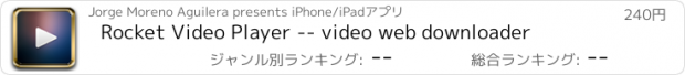 おすすめアプリ Rocket Video Player -- video web downloader