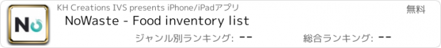 おすすめアプリ NoWaste - Food inventory list