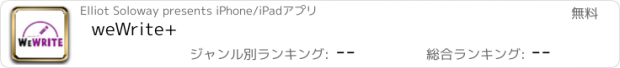 おすすめアプリ weWrite+