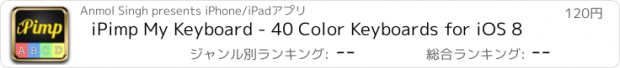 おすすめアプリ iPimp My Keyboard - 40 Color Keyboards for iOS 8