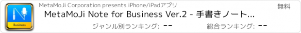 おすすめアプリ MetaMoJi Note for Business Ver.2 - 手書きノートアプリケーション