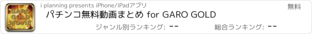 おすすめアプリ パチンコ無料動画まとめ for GARO GOLD