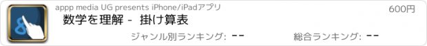 おすすめアプリ 数学を理解 -  掛け算表