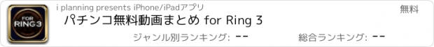 おすすめアプリ パチンコ無料動画まとめ for Ring 3