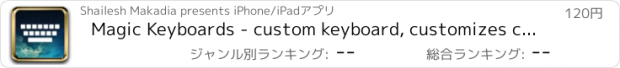 おすすめアプリ Magic Keyboards - custom keyboard, customizes color and theme for iOS 8!