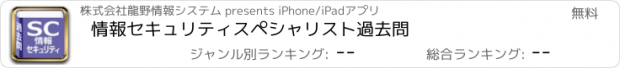 おすすめアプリ 情報セキュリティスペシャリスト　過去問