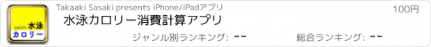 おすすめアプリ 水泳カロリー消費計算アプリ