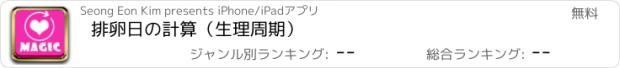 おすすめアプリ 排卵日の計算（生理周期）