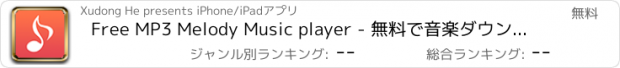 おすすめアプリ Free MP3 Melody Music player - 無料で音楽ダウンロード - SoundCloudから無料な音楽