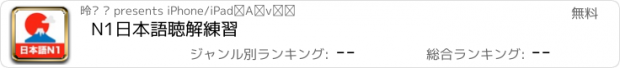 おすすめアプリ N1日本語聴解練習