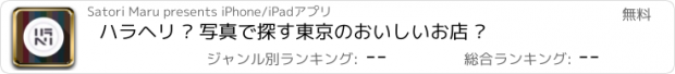 おすすめアプリ ハラヘリ – 写真で探す東京のおいしいお店 –