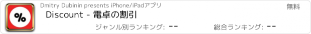 おすすめアプリ Discount - 電卓の割引