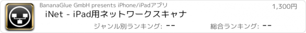 おすすめアプリ iNet - iPad用ネットワークスキャナ