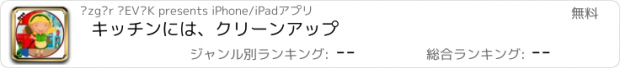 おすすめアプリ キッチンには、クリーンアップ