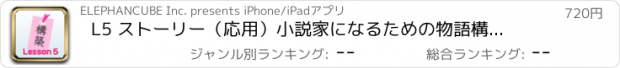 おすすめアプリ L5 ストーリー（応用）　小説家になるための物語構築法