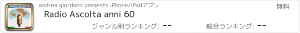 おすすめアプリ Radio Ascolta anni 60