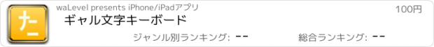 おすすめアプリ ギャル文字キーボード