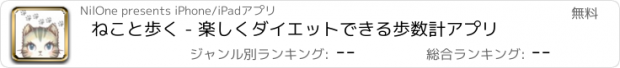 おすすめアプリ ねこと歩く - 楽しくダイエットできる歩数計アプリ