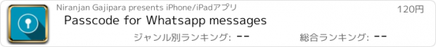 おすすめアプリ Passcode for Whatsapp messages